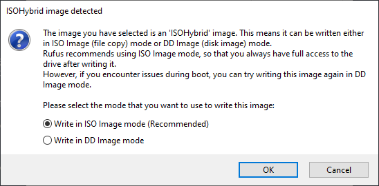 ISOHybrid image detected.
